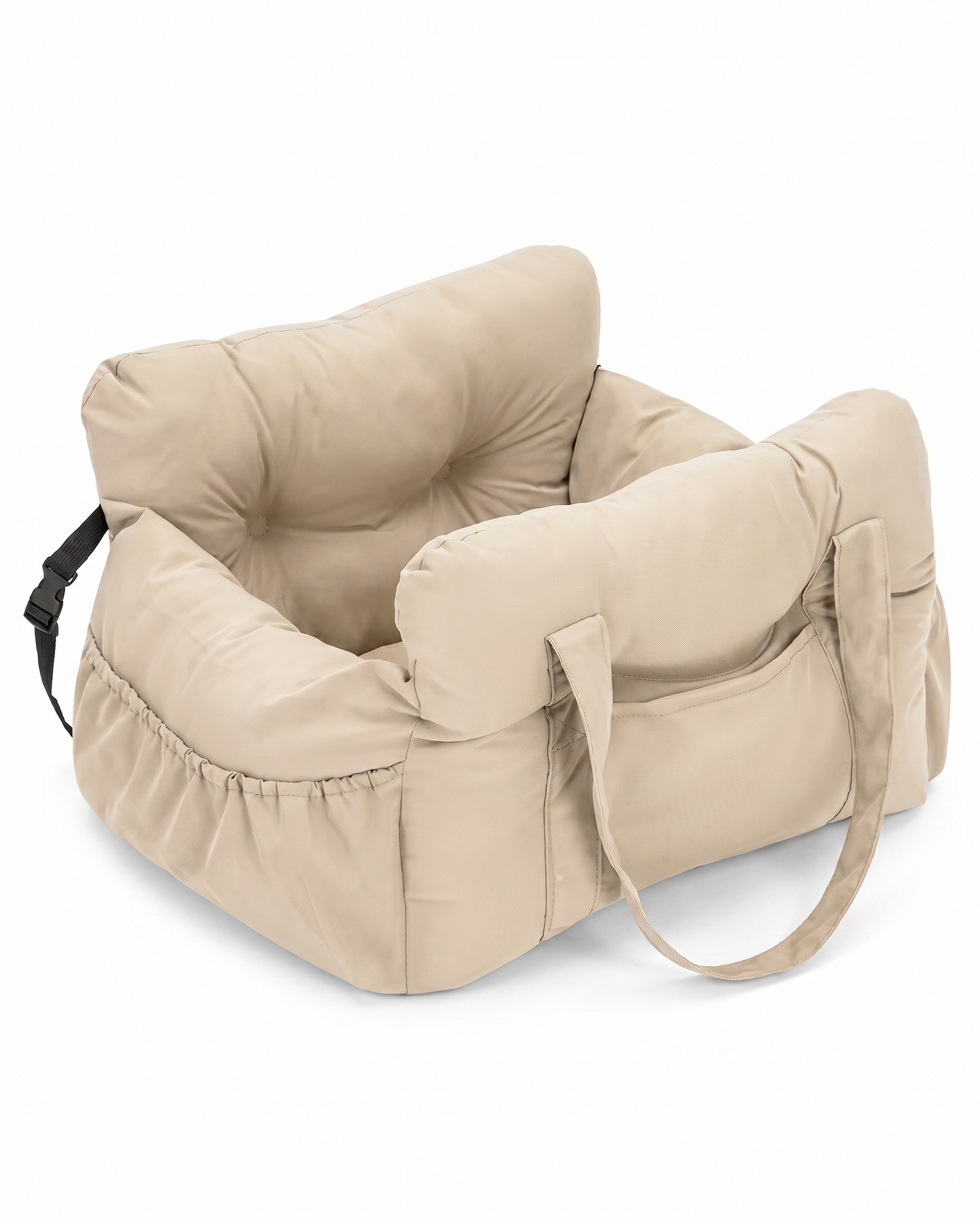 Travel Car Seat Dog Bed · Safety Belt & Carry Handles