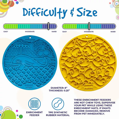 Whale & Yellow Lick Mat