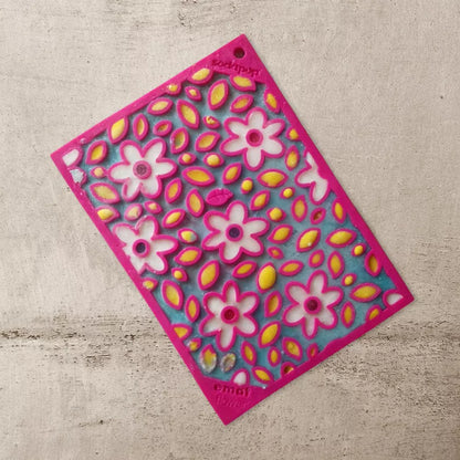 Flower & Honeycomb Lick Mat