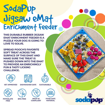 Jigsaw Design Lick Mat