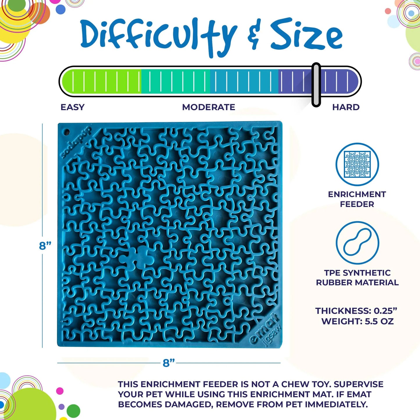 Jigsaw Design Lick Mat