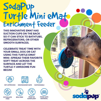 Turtle Lick Mat with Suction Cups