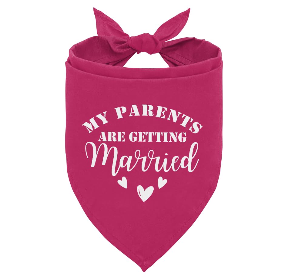 Dog Bandana Deep Pink