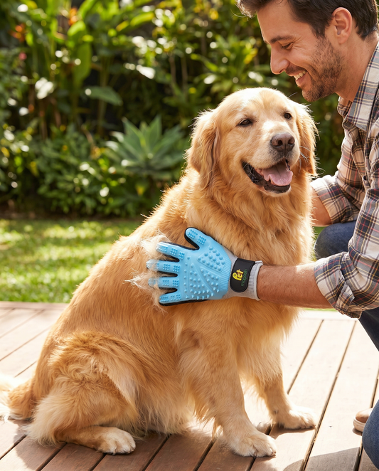 Grooming Gloves for Shedding & Bathing