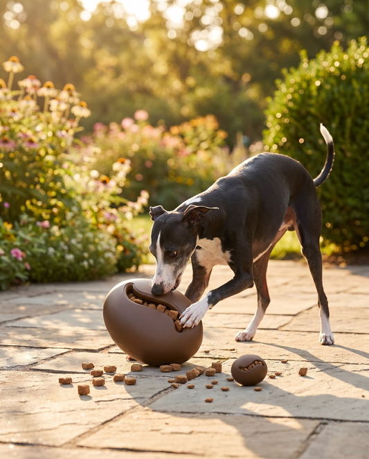 Durable Dog Treat Ball Puzzle Toy