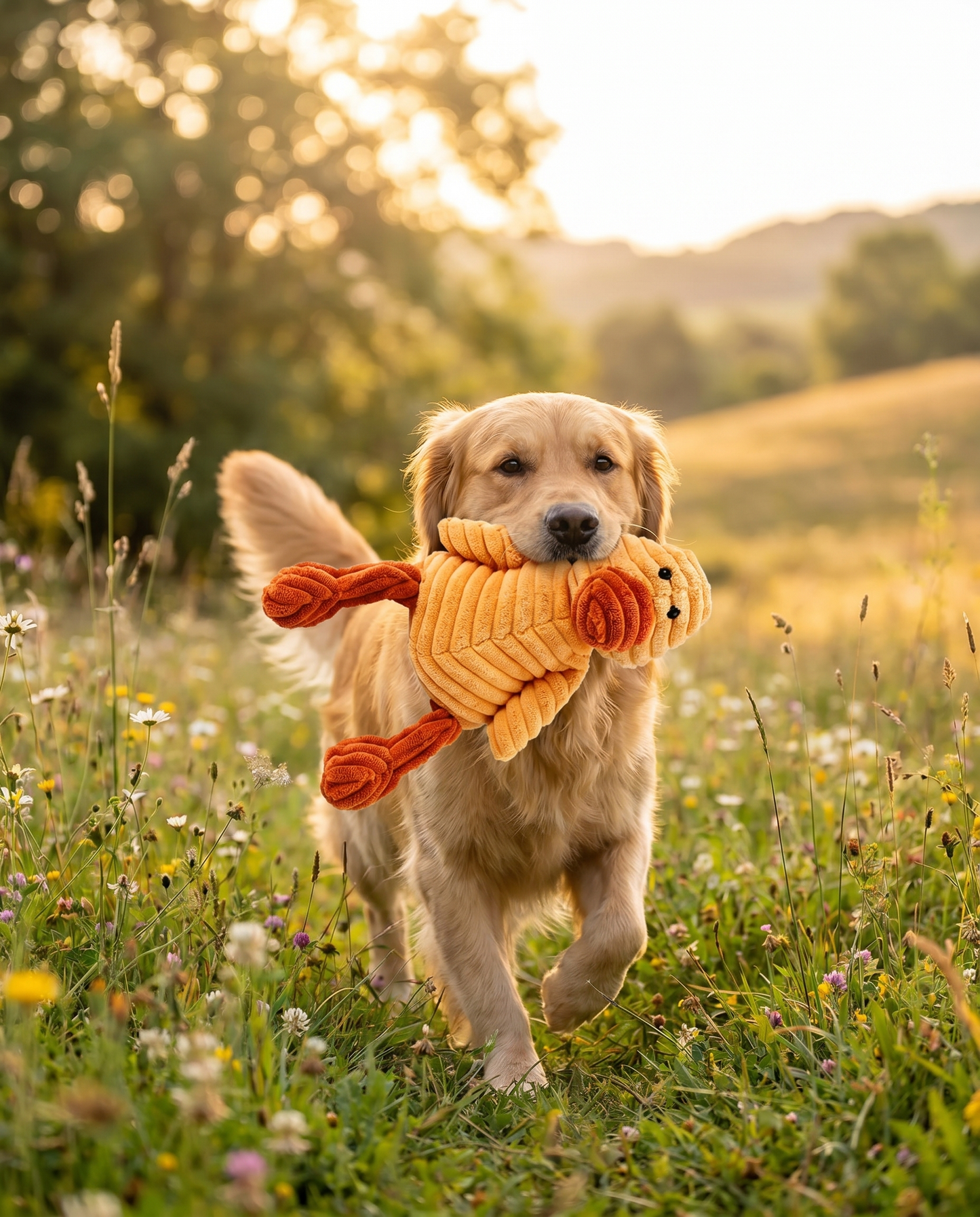 Duck Chew Toy for Dogs & Cats