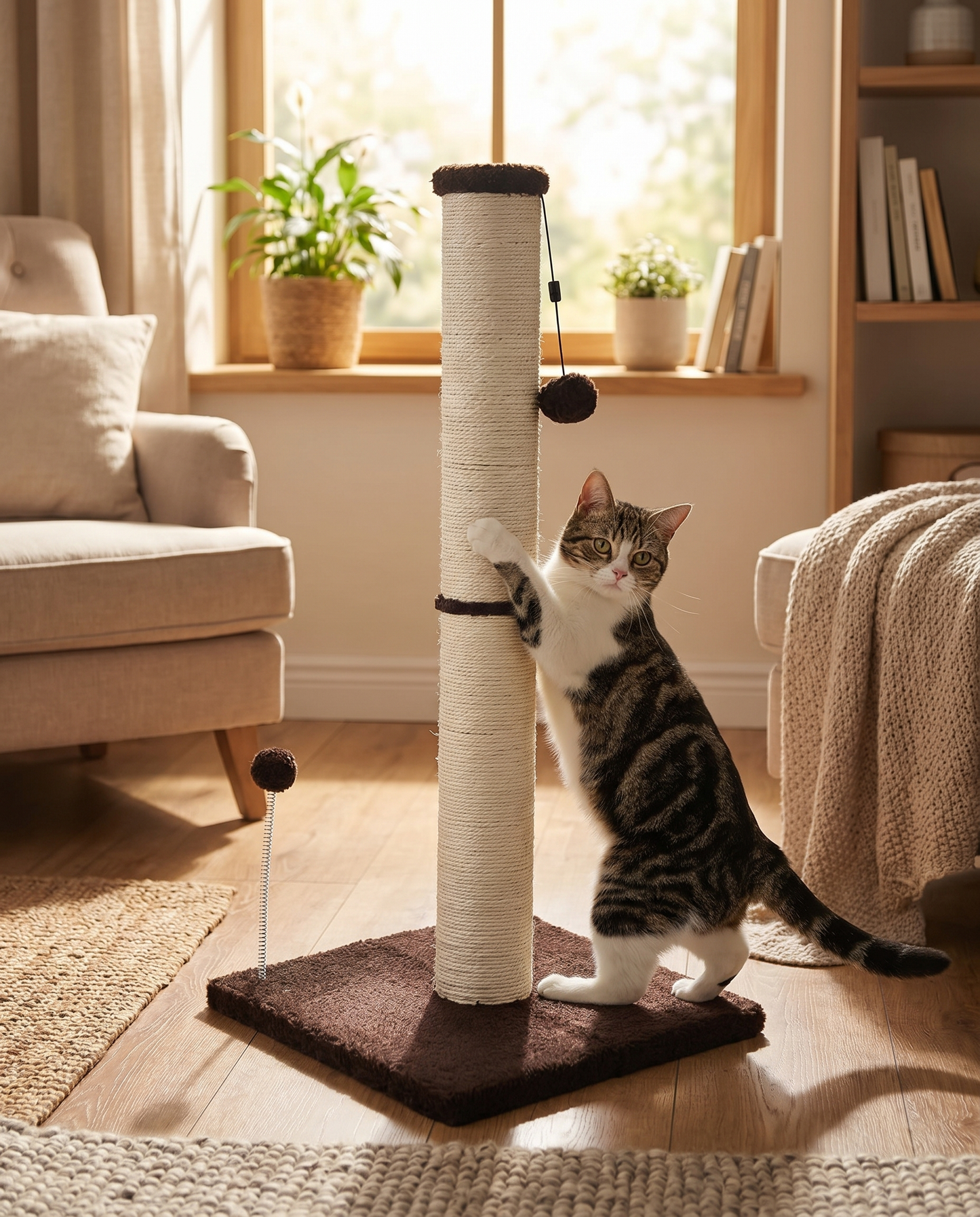Tall Cat Scratching Post