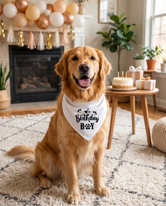 Birthday Boy Dog Bandana