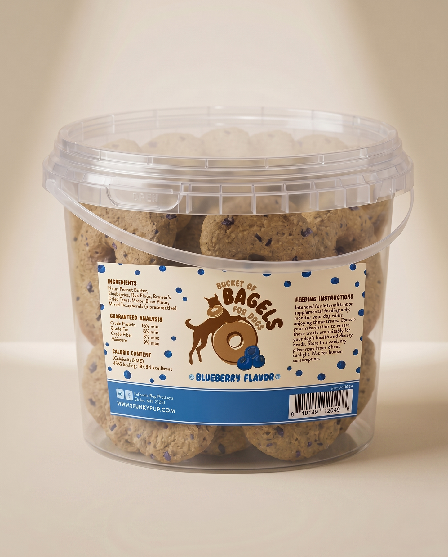 Bucket of Bagels Dog Treats