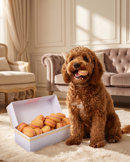 Dog Macarons - Box of 6 (Available in 12 Flavors)