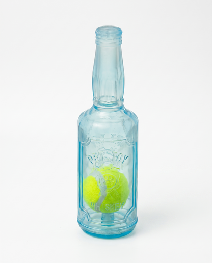 Interactive Squeaky Tennis Ball Bottle for Dogs