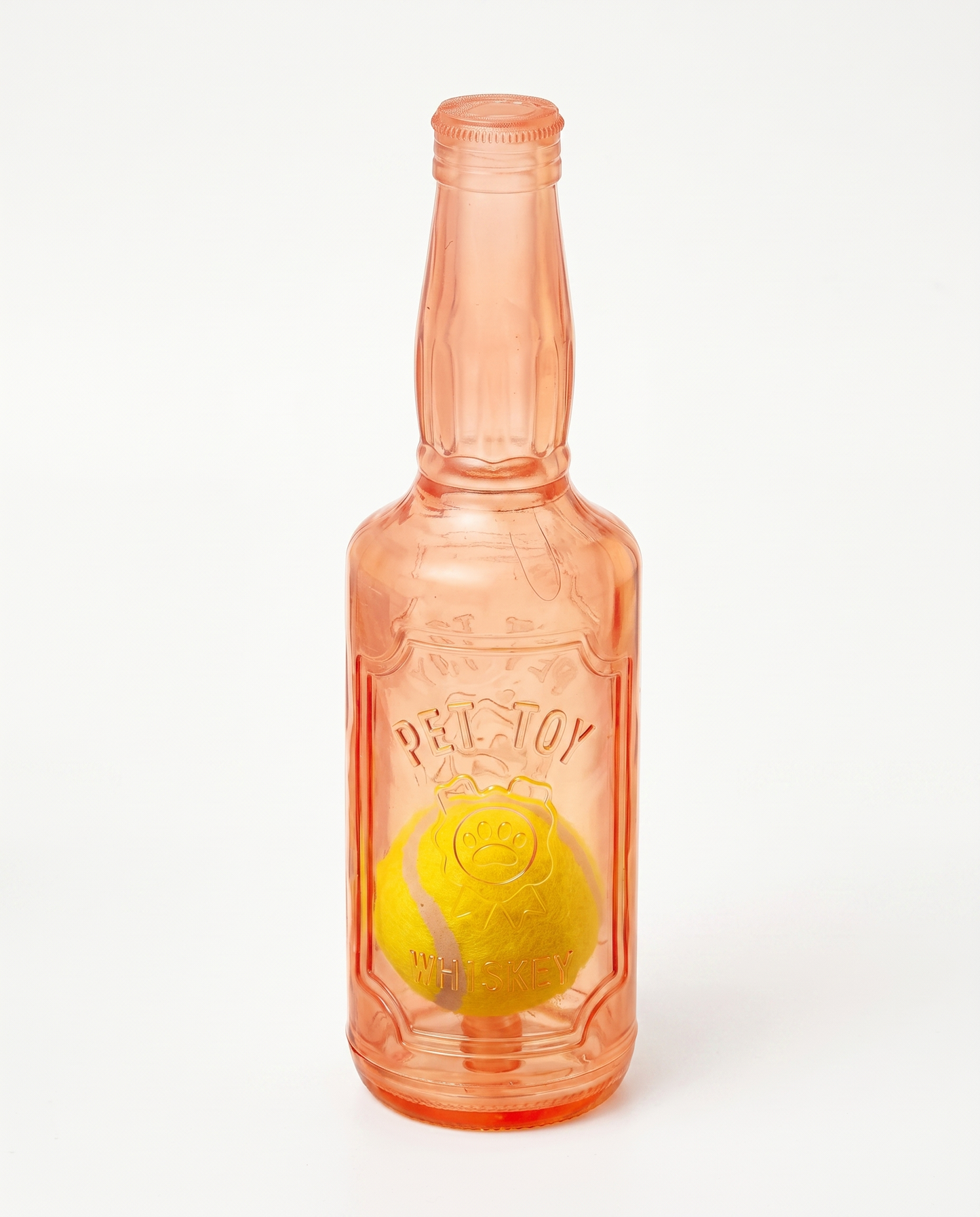 Interactive Squeaky Tennis Ball Bottle for Dogs