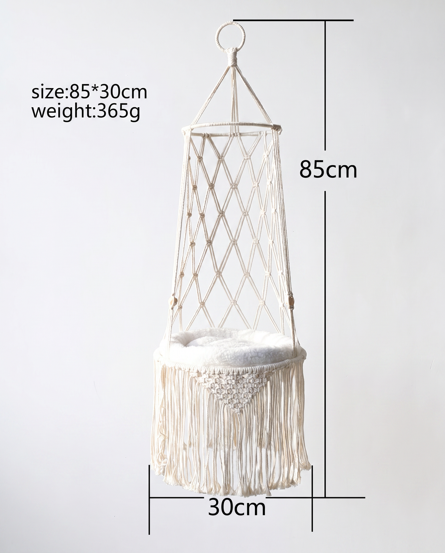 Hanging Cat Bed · Boho Wall Hammock