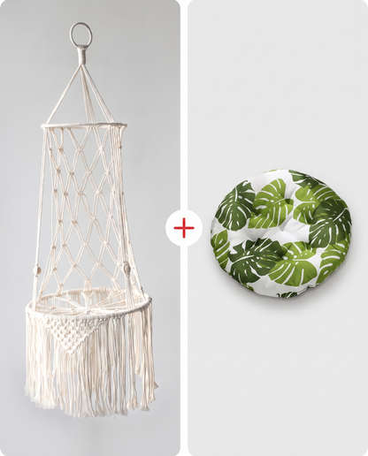 Hanging Cat Bed · Boho Wall Hammock