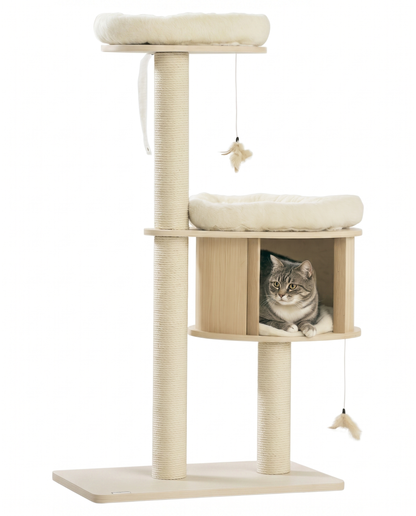 3-Level Cat Tree with Condo & Scratching Posts
