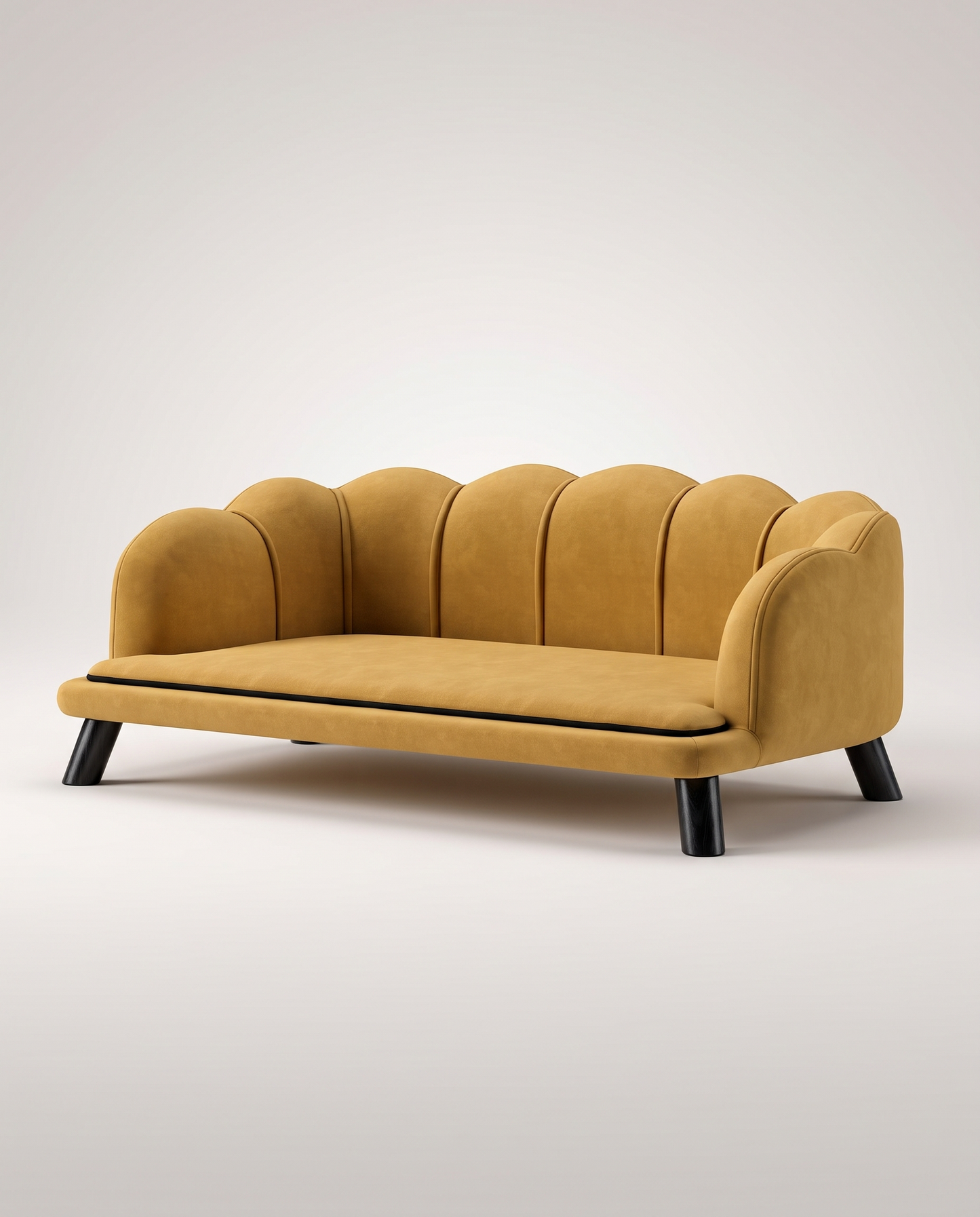 Pearl Pet Sofa Bed · Velvet & Wooden Legs