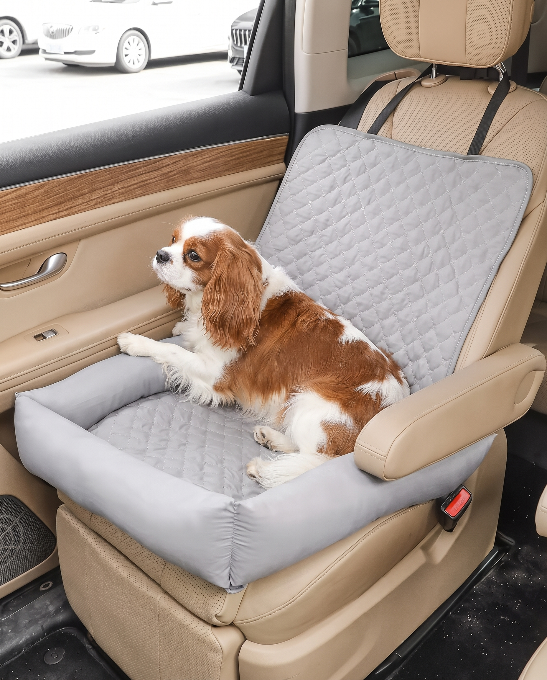 Waterproof Car Seat Dog Bed · Quilted Nest