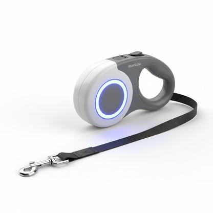 Retractable Dog Leash with LED Safety Light